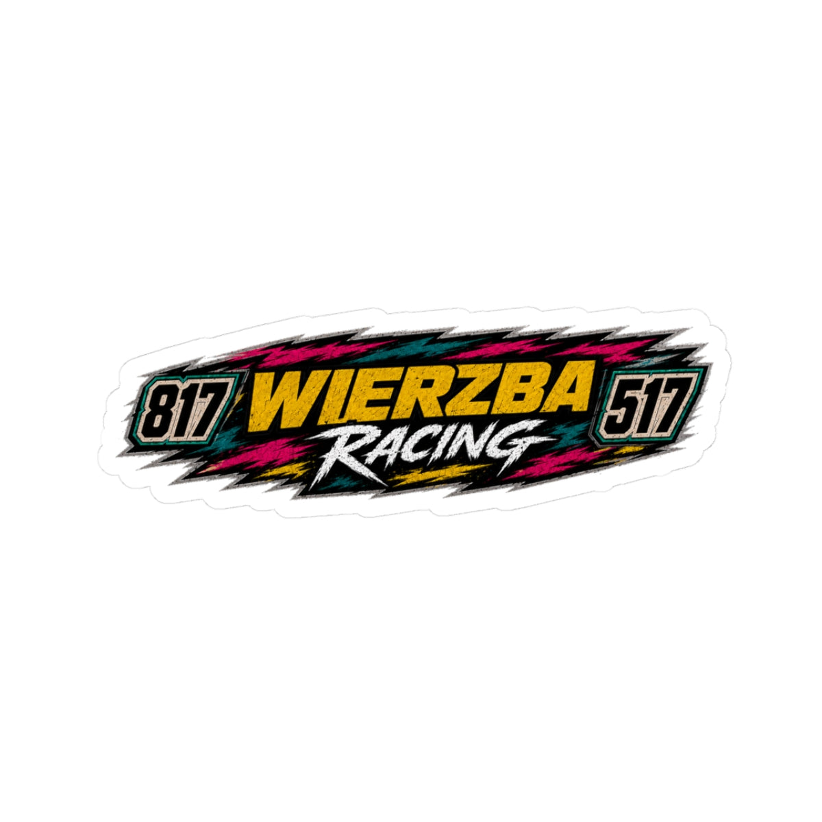 Wierzba Racing Sticker w/Numbers