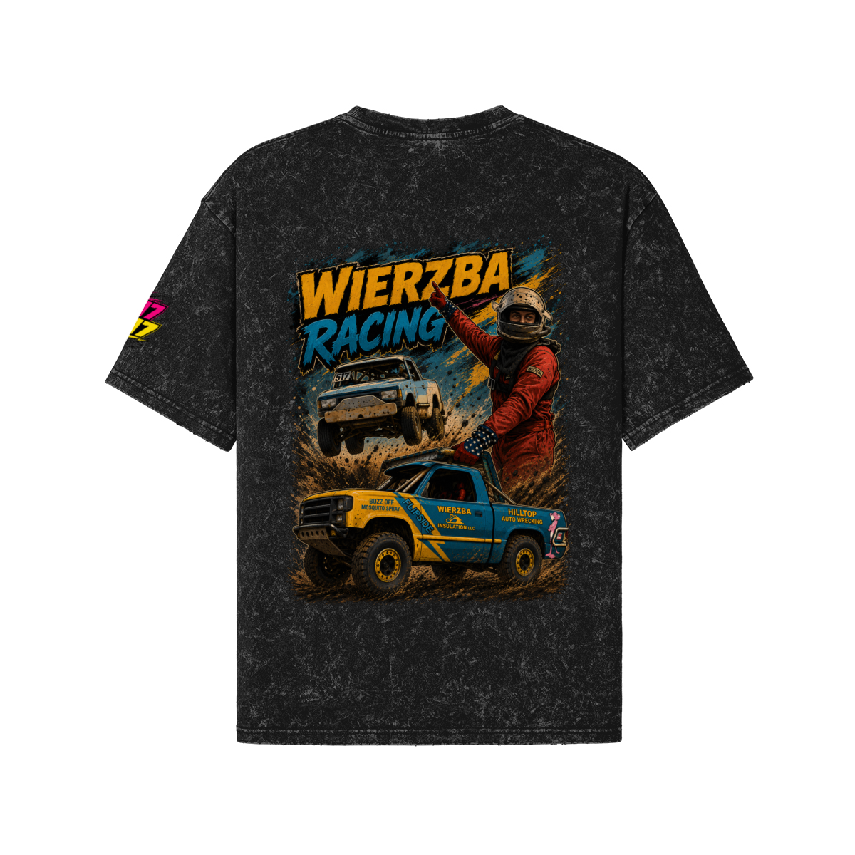 WR Snow Wash OVERSIZED T-Shirt: Design 2