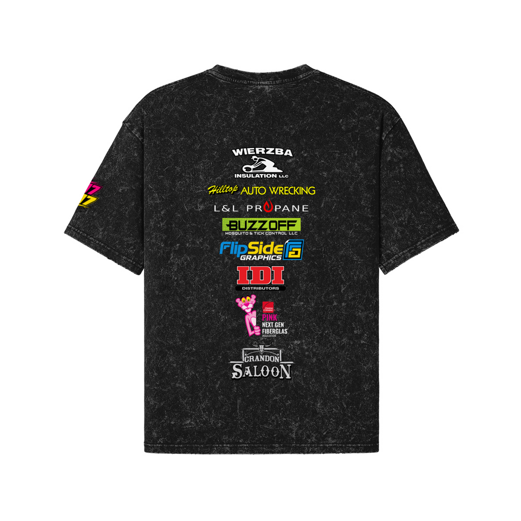 WR Snow Wash OVERSIZED T-shirt: Design 1