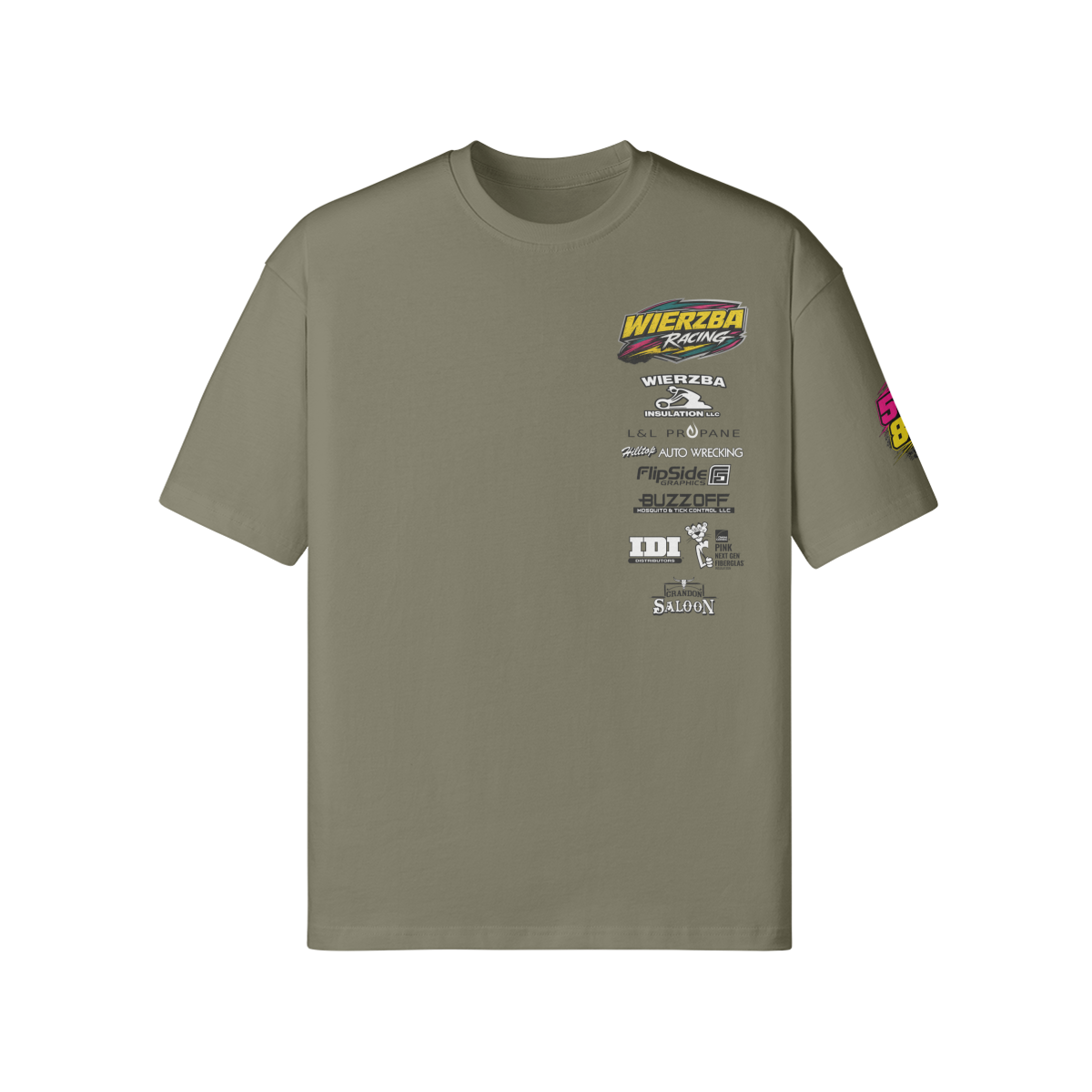 WR Lightweight Boxy T-Shirt: Design 2